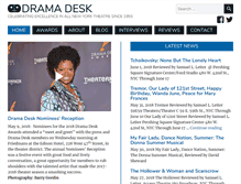 Tablet Screenshot of dramadesk.org